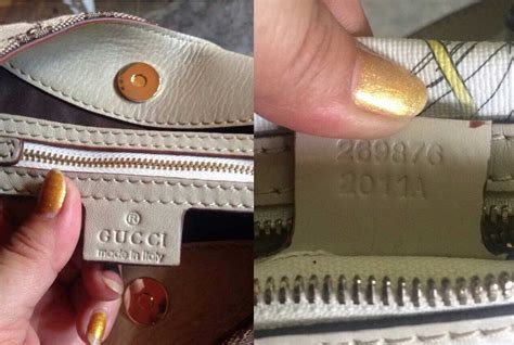 gucci fake stamp g circle|gucci bag serial number look.